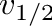 $v_{1/2}$